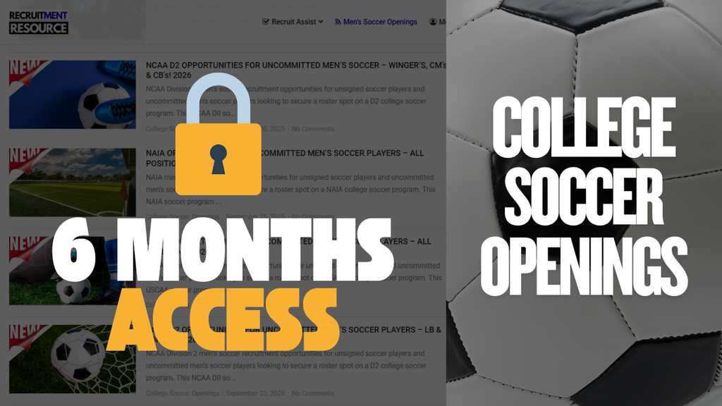 6-Month Access to Verified College Baseball Recruiting Openings